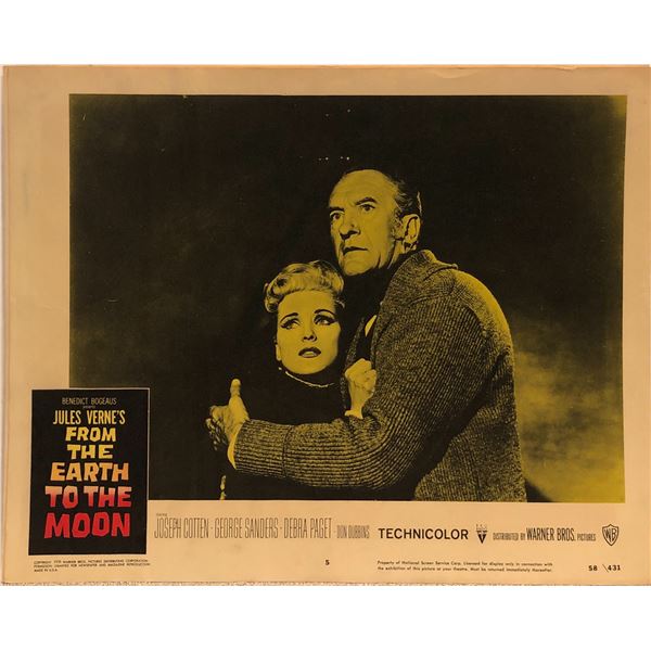 From The Earth To The Moon 1958 Original Vintage Lobby Card