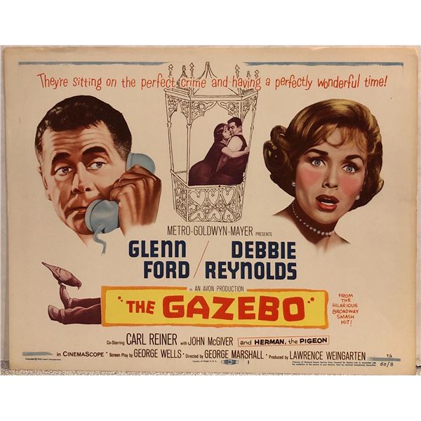 The Gazebo original 1960 vintage lobby card