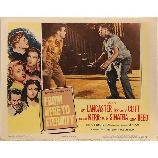 From Here To Eternity 1953 Original Vintage Lobby Card