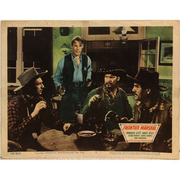 Frontier Marshal 1948R Original Vintage Lobby Card