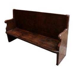 Early 19th Century Italian Church Pew #2007264