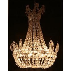 Gustavian Crystal Chandelier #2007267