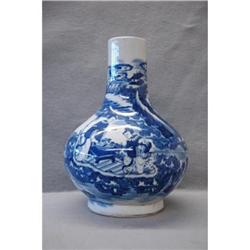 Chinese  Blue  and  White  Porcelain  Vase  #2007395