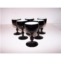 Six Glass Stemware attrib. to Carlo Moretti #2007438