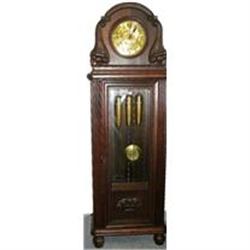 Antique Oak Grandfather Clock #2007651