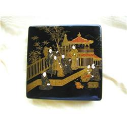 MEIJI PERIOD JAPANESE  LACQUER  WRITING BOX #2007820