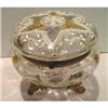 Image 1 : Hand Enameled Footed Powder Jar #2007838