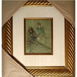 1927 Toulouse-Lautrec Framed Lithograph, #2007952