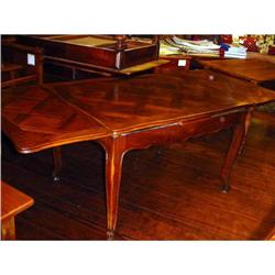 French Louis XV Dining table with 2 leaves #2007957