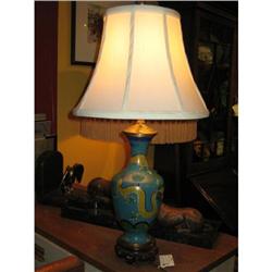 JAPANESE CLOISONNE LAMP #2007968