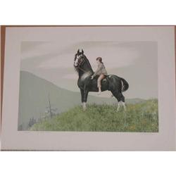 Mel Hunter, Morgan, Signed Lithograph #2008025