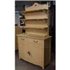 Image 1 : ANTIQUE SHABBY ARTS CRAFTS BAKERS RACK CABINET #2008053