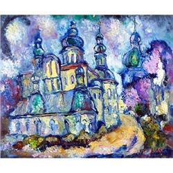  Monastery in Elets  Russian Impressionism #2019302