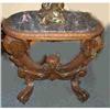 Image 1 : Carved Eagle Marble Top Table #2019322