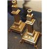 Image 1 : Brass Candlesticks with Lions #2019337
