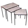Image 1 : Set of 3 retro modern Mategot style nesting #2019403