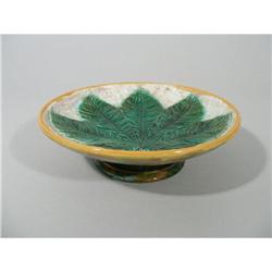 George Jones Majolica Compote,  Horse Chestnut #2019417