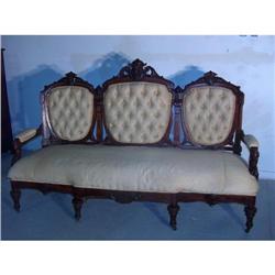 Triple Back Medallion Settee, Renaissance #2019419