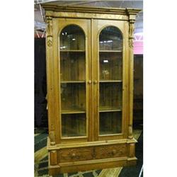 Pine Bookcase Cupboard Cabinet Hutch #2019547