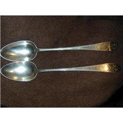 PR. GEORGIAN IRISH STUFFING SPOONS #2019876