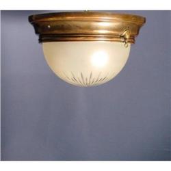 Brass flush-mount fixture #2019979