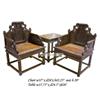 Image 1 : Chinese Hainan Huanghuali Throne Chair Set #2020030