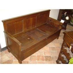 Primitive Antique Bench from France #2020143