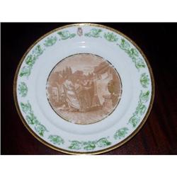 Pair of Empire Old Paris dinner plates  #2020151