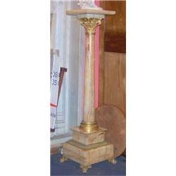 19TH C. ITALIAN MARBLE PEDESTAL #2034342