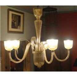 Murano Chandelier in Hand Blown Glass #2034422