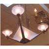 Image 1 : Art Deco Silver Plated Chandelier  #2034429