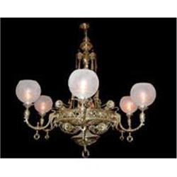 Figural Gasolier Chandelier #2034562