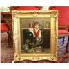 Image 1 : 19c ART MARVELOUS ORIGINAL OIL PAINTING OF #2034605