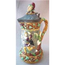 Minton Majolica Lidded Jug (c1877) #2034725