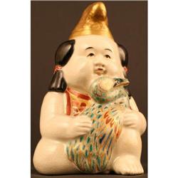 19th C. Japanese Porcelain Sculpture of Kintaro#2034909