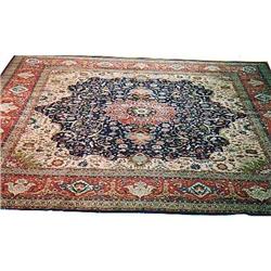 Persian Fine Tabriz Square Rug---13'-9"x12'-7" #2034953