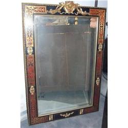 Louis XV French Boulle Beveled Mirror  #2035179