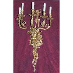 Important PAIR   French Bronze wall sconces  #2035193