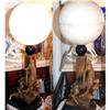 Image 1 : Art Deco marble carved Table lamp  #2035213