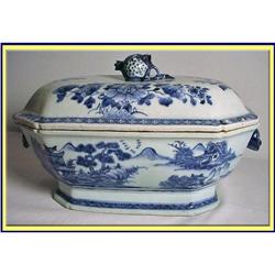 CHINESE BLUE & WHITE TUREEN QIANLONG 1736 -95 #2035285