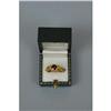 Image 1 : ANTIQUE ART NOUVEAU 18K GOLD GARNET RING CIRCA #2045986