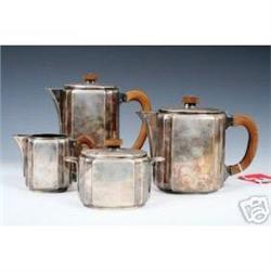 CHRISTOFLE FRENCH ART DECO COFFEE & TEA SERVICE#2046309