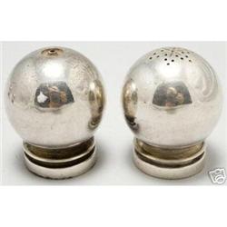 RARE PAIR GEORG JENSEN PYRAMID SALT PEPPER #2046312