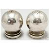 Image 1 : RARE PAIR GEORG JENSEN PYRAMID SALT PEPPER #2046312