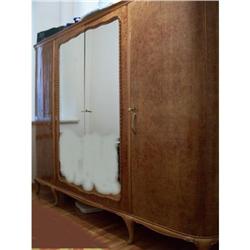 ITALIAN ARMOIRE BRIAR ROOT MIRROR #2046329