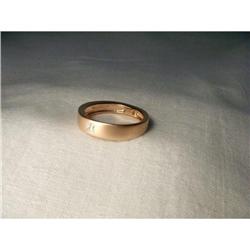 14K Pink Gold Princess Diamond Wedding Band #2046573