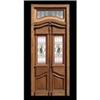 Image 1 : Double Entry Door with stained glass #2046598