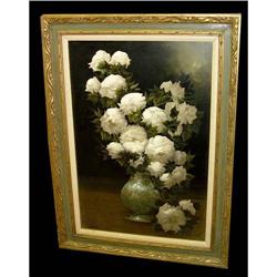 Impressionist Floral Still Life Oil Painting #2046708