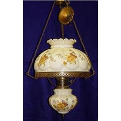 Converted Victorian Oil Lamp Chandelier Fixture#2046719