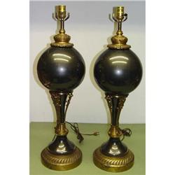 Mercury Glass Bronze Nouveau Lamps Lamp #2046808